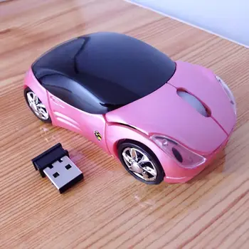 

3D 1600 DPI USB Wireless Computer Mouse 2.4G Receiver Voiture Shaped Mice USB Receiver For PC Laptop Macbook