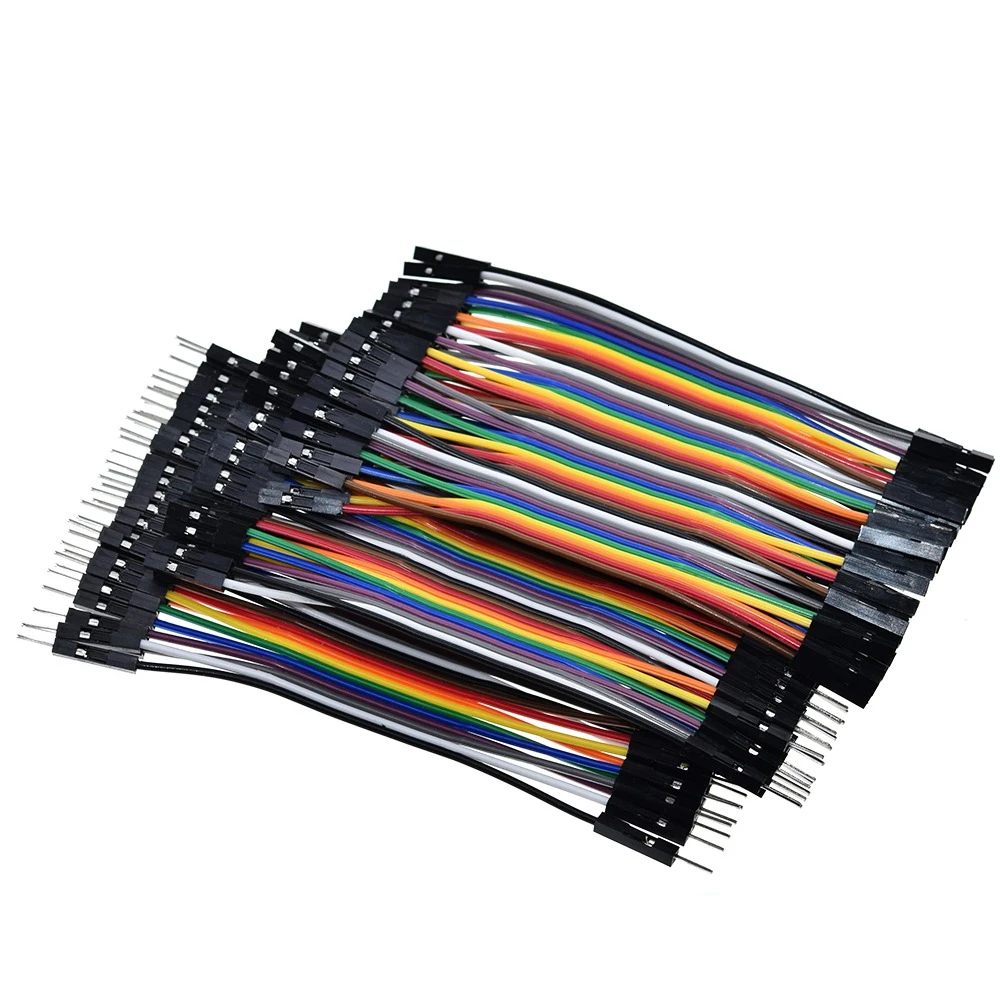 Перемычка TZT 400 шт. кабель Dupont линия 3P 2 54 мм штырь гнездо 10 см для Arduino|jumper wire|lot lotlots