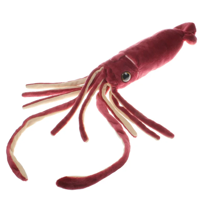 

Cross Border Hot Sales wildrepublic Squid Wild Animal Kingdom Wine Red Squid Simulated Animal Fabric Currently Available