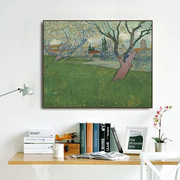 

Cassisy Van Gogh《Orchards in blossom》Canvas Art Oil Painting Artwork Picture Art Poster Modern Home Living room Decoration
