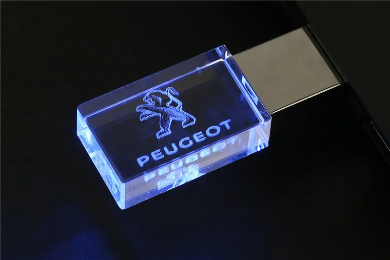 JASTER peugeot crystal+ металлический USB флеш-накопитель, флешка, 4 ГБ, 8 ГБ, 16 ГБ, 32 ГБ, 64 ГБ, 128 ГБ, Внешняя память, u-диск