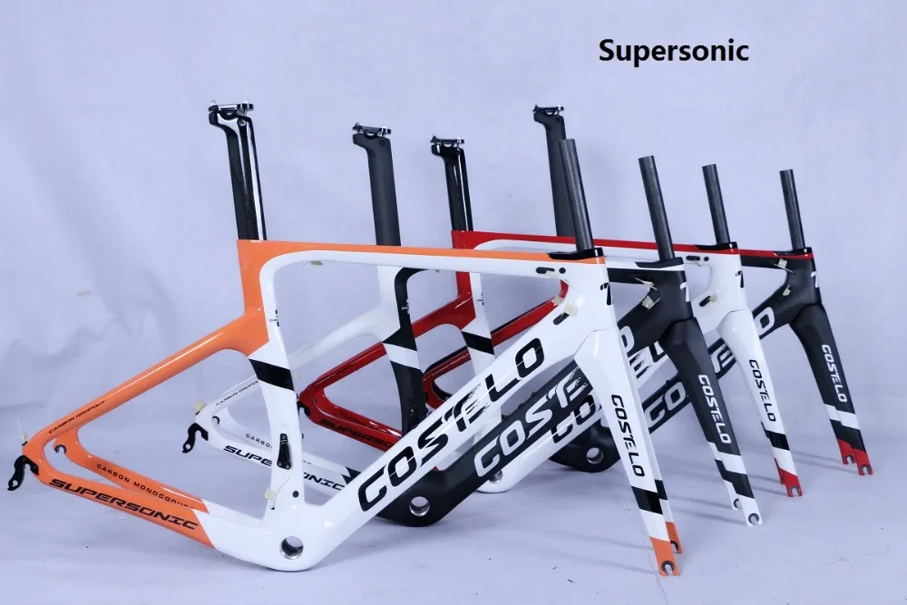 Cheap Costelo supersonic road bike carbon fiber bicycle frame fork clamp seatpost Carbon Road bicycle disc thru axle Bici velo 2 Cheap Costelo supersonic road bike carbon fiber bicycle frame fork clamp seatpost Carbon Road bicycle disc thru axle Bici velo 2