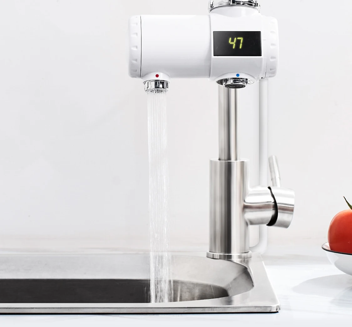 Xiaomi Mijia Xiaoda мгновенный нагрев кран Кухня электрический водонагреватель 30-50 Температура, холодный и теплый свет, регулируемый кран
