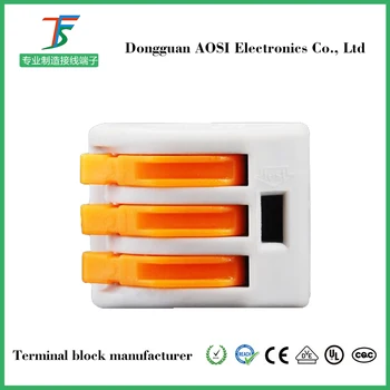 

100pcs PCT222-213 mini fast wire Connectors Universal Compact Wiring Connector push-in Terminal Block PCT- 213