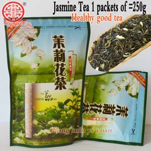 250 г свежий жасминовый чай натуральный органический Премиум Жасмин Зеленый чай Жасмин маленький дракон жемчуг аромат цветок чай кунг-фу еда