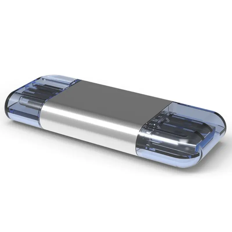 2-в-1 кард-ридер адаптер Портативный USB 2,0/Тип с разъемами типа C и нм Nano TF защищенная цифровая Карты памяти и аксессуары для Мобильный телефон Huawei