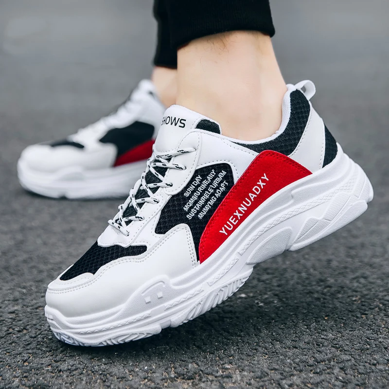 

Breathable student sports shoes men's shoes Korean version of the trend of wild tide shoes running shoes casual old shoes men st