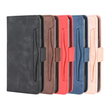 

With Card Slots Credit Card Holder Leather Case for LG K51 K61 Q51 Q60 Q70 Stylo 6 K40S K50S Magnetic Flip Wallet Phone Bag
