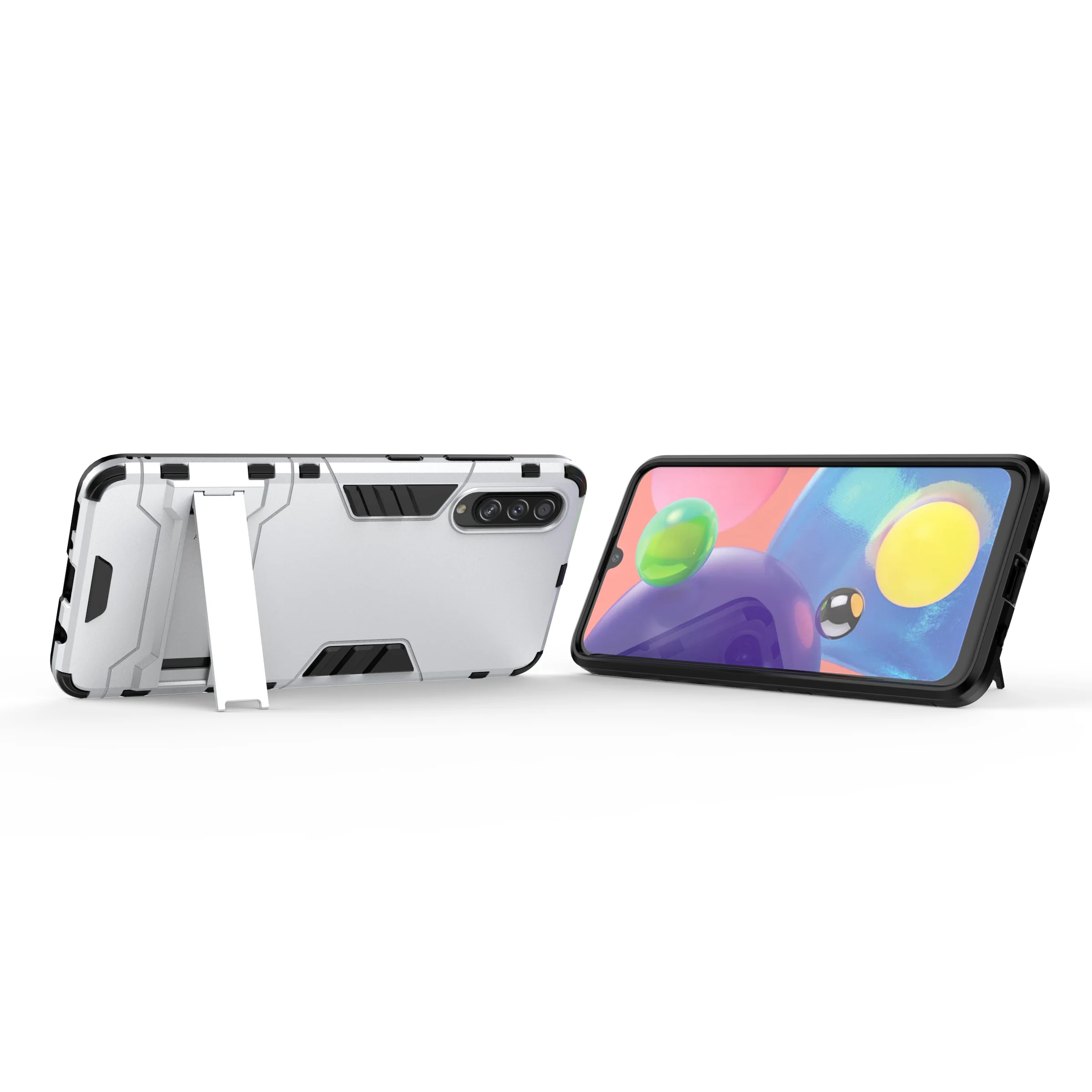 Для samsung Galaxy A70 A70S A750 A72018 A72017 чехол-накладка с подставкой противоударный чехол