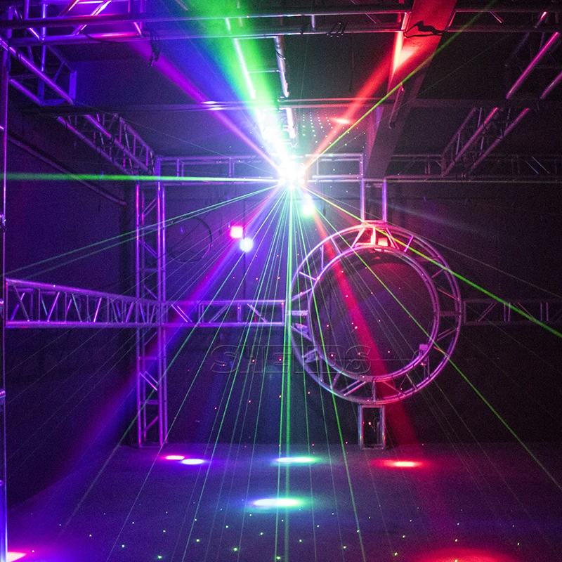 SHEHDS Led Moving Head Laser 18x12 Вт DMX бесконечное вращение футбольные роликовые движущиеся головки луч светильник диско DJ вечерние вспышки светильник