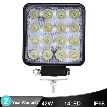 

12v 48W Car LED Light Bar 24v Curved Spot Beam Led Bar Offroad Spot Led Work Light Bar For SUV 4WD 4x4 Truck Tractor Led Beam