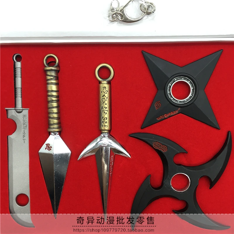 Наруто Модель День рождения Наруто нет Shuriken Yondaime оружие Набор оружие подарок вихрь