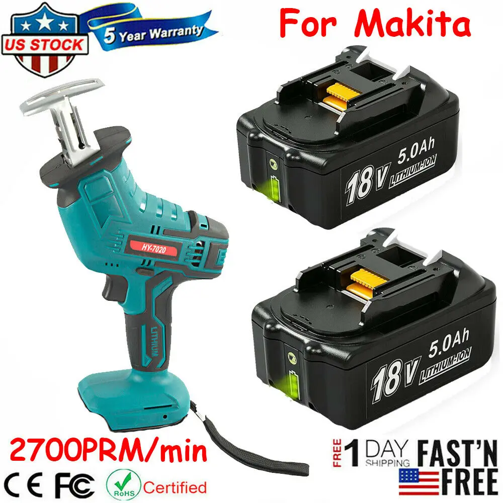 

Cordless Electric Reciprocating Saw Outdoor Saber Saw For Makita 18V Battery Cutting for Wood Metal PVC