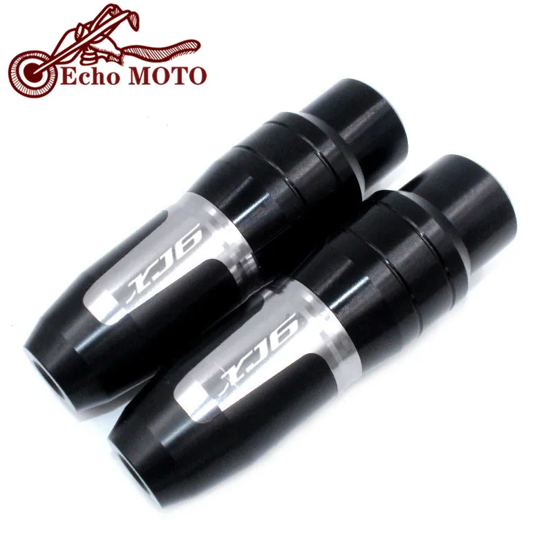 Per Yamaha Xj6 Xj-6 Diversion Accessori Moto Cnc Frame Crash Pad Cursori Di Scarico Crash Protector Con Logo