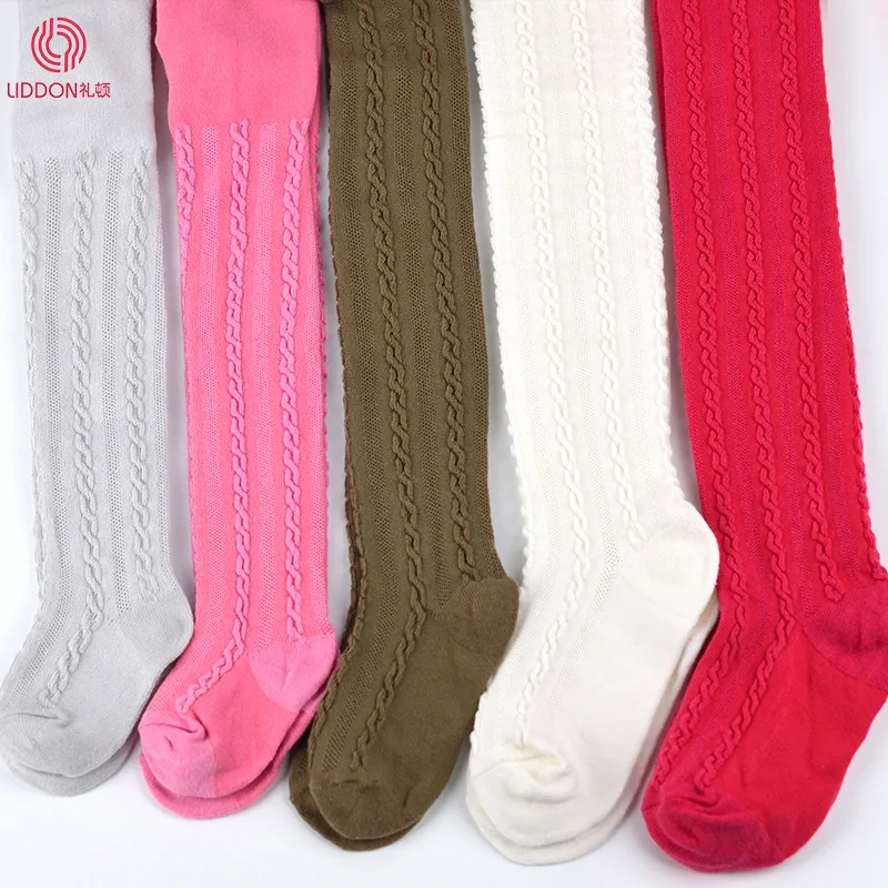 

Combed Cotton Panty-hose for Kids Spring And Autumn Combed Cotton Girls' Pantyhose Stripes Slim Fit plus Crotch GIRL'S Leggings