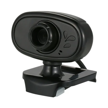 

1 Pc Web Camera Black USB2.0 Black Clip-on with Microphone 480P Web Camera Computer Camera for Desktop Computer Laptop