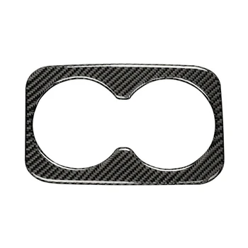 

for Jeep Grand Cherokee Carbon Fiber Rear Drain Cup Decorative Sticker Water Cup Holder Decorative Cover