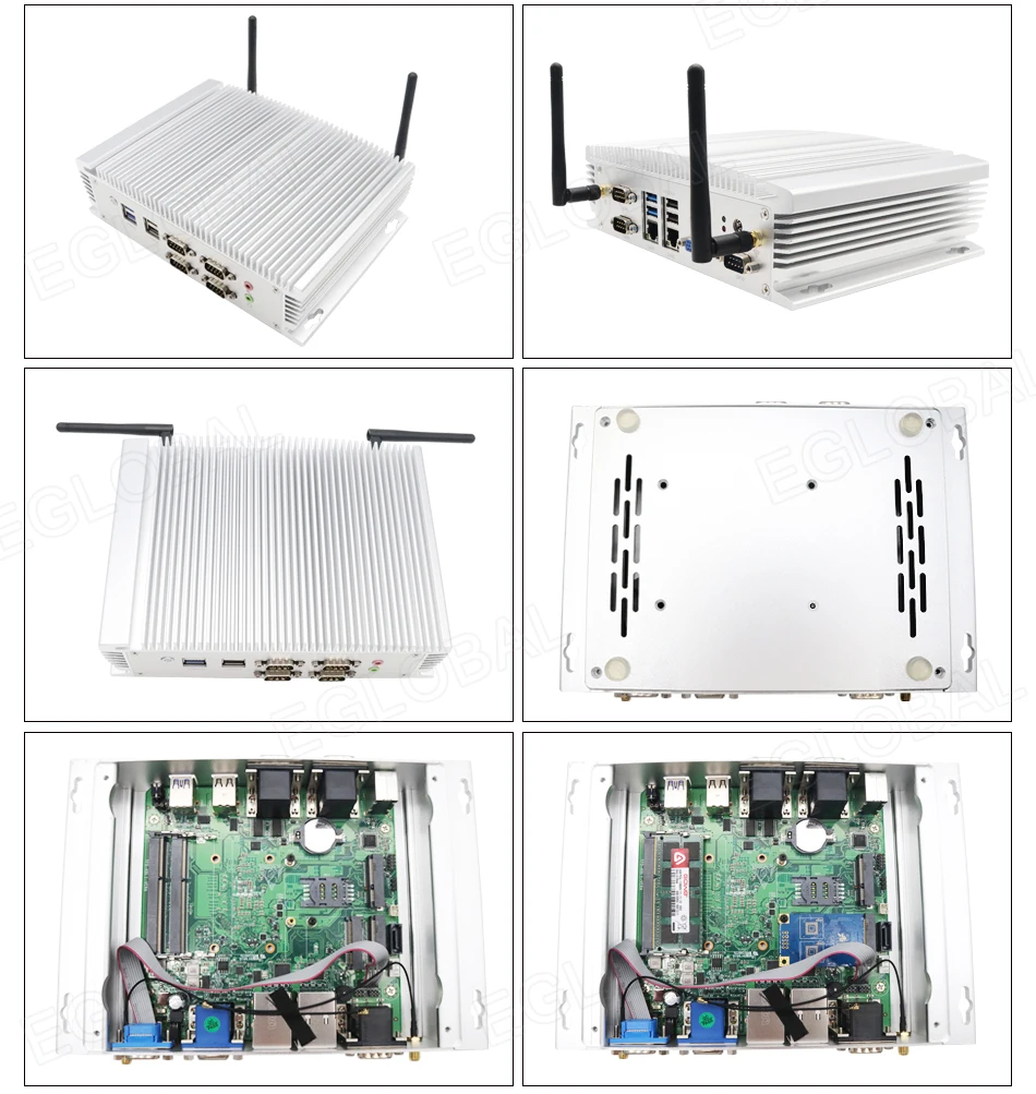 Eglobal Industrial Fanless Mini PC with Intel I5-6360u, I7 10510U, 2 LANs, 2 COM, 24/7 Working, Micro Computer, Linux, 4G SIM, WIFI, VGA, HDMI Description Image.This Product Can Be Found With The Tag Names Cheap Mini PC, Computer Office, High Quality Computer Office, Mini pc