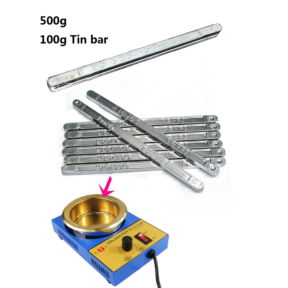 Soldering Wire 500g/1000g High Purity Tin Solder Rod Pure Tin bar No Lead 63/47 Low Melting Point Antioxidant