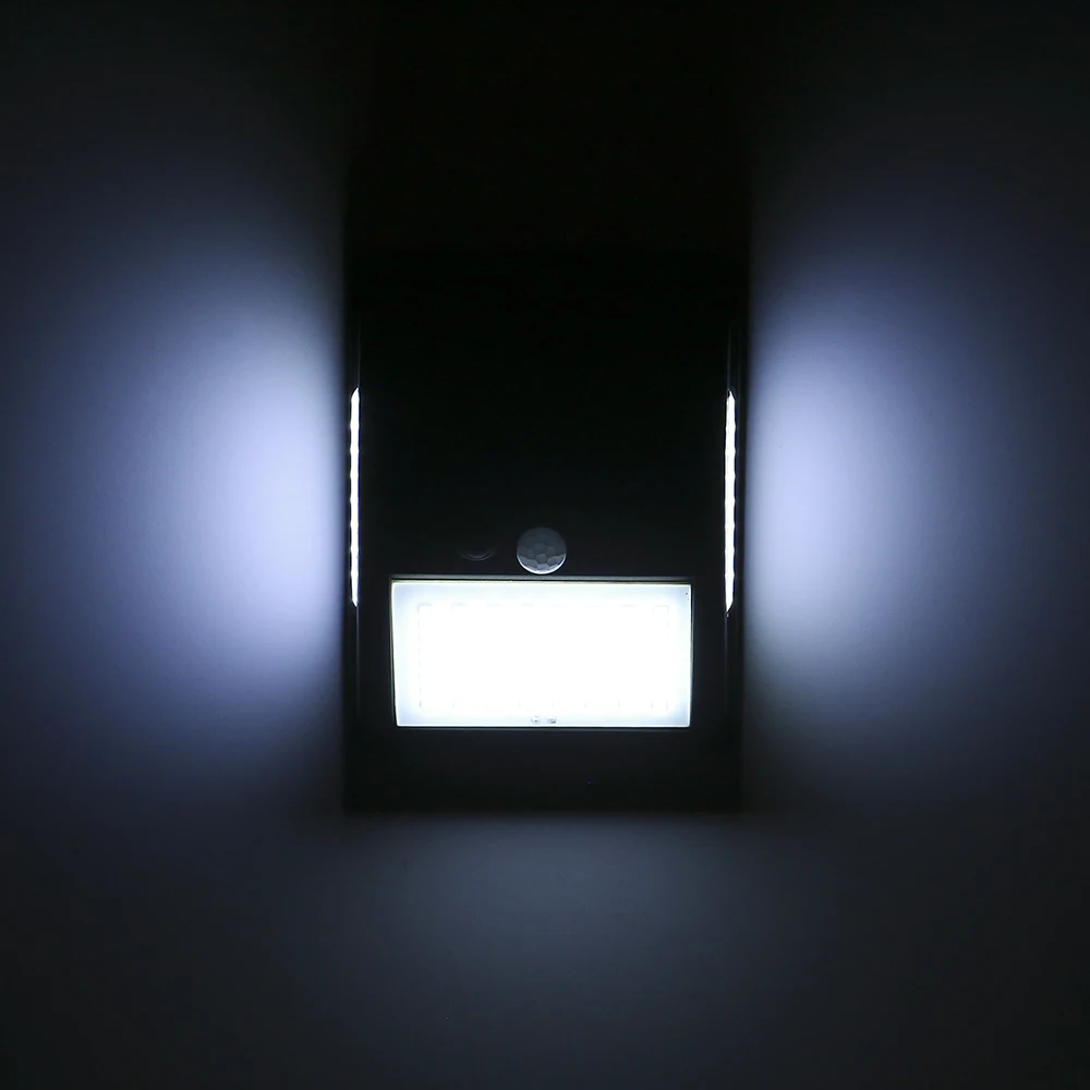 PIR датчик движения 100LED Солнечный светильник с контролем солнечной энергии уличный светильник для двора домашний сад солнечная энергия настенный светильник