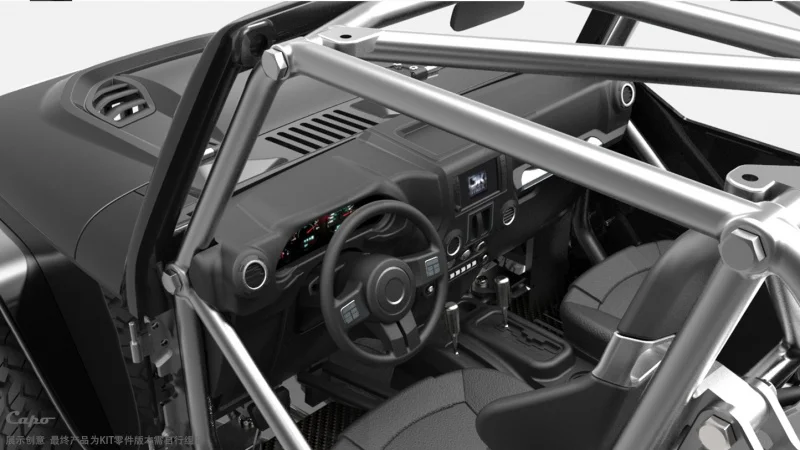 Радиоуправляемый автомобиль гусеничный Капо JKMAX комплект 1/8 Цельнометаллический корпус шасси внедорожный