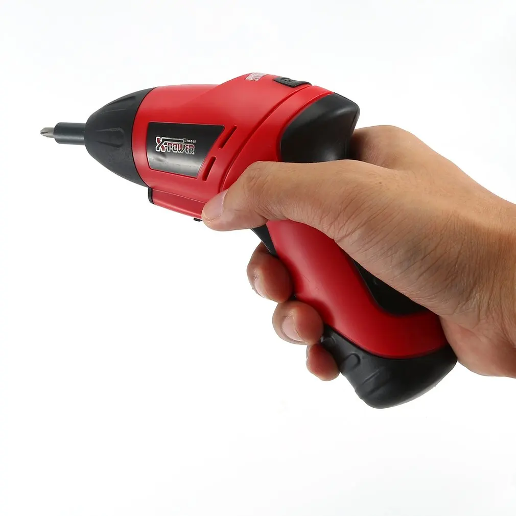 X-power 4,8 В перезаряжаемый Аккумуляторный Электрический шуруповерт, набор сверл, набор для домашнего использования, сделай сам, шуруп, втулка, набор инструментов
