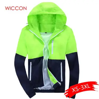 

2020 Thin Hoodie Jacket Men Windbreaker Spring Autumn Mens Jackets Hooded Casual Man Jackets Male Coat Outwear for Couple