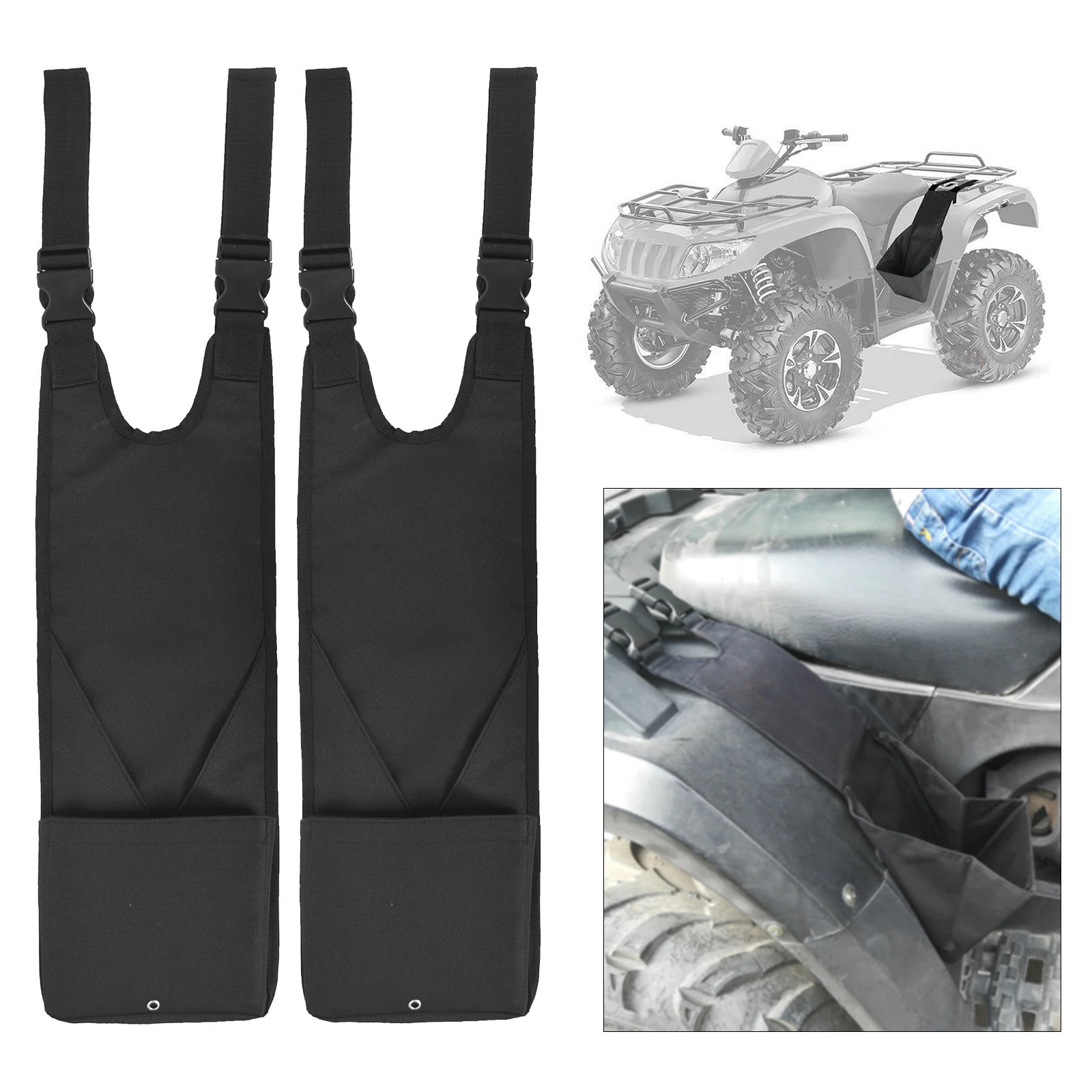 Areyourshop Universal For Polaris Sportsman 400 500 800 850 for Yamaha for CAN-AM ATV UTV Footrest Rear Passenger Foot Pegs