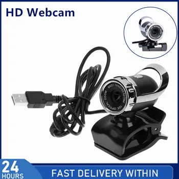 

Protable 30fps Webcam USB 12.0M Pixels High Definition Camera Web Cam 360 Degree MIC Clip-on For Skype Computer Fast Delivery