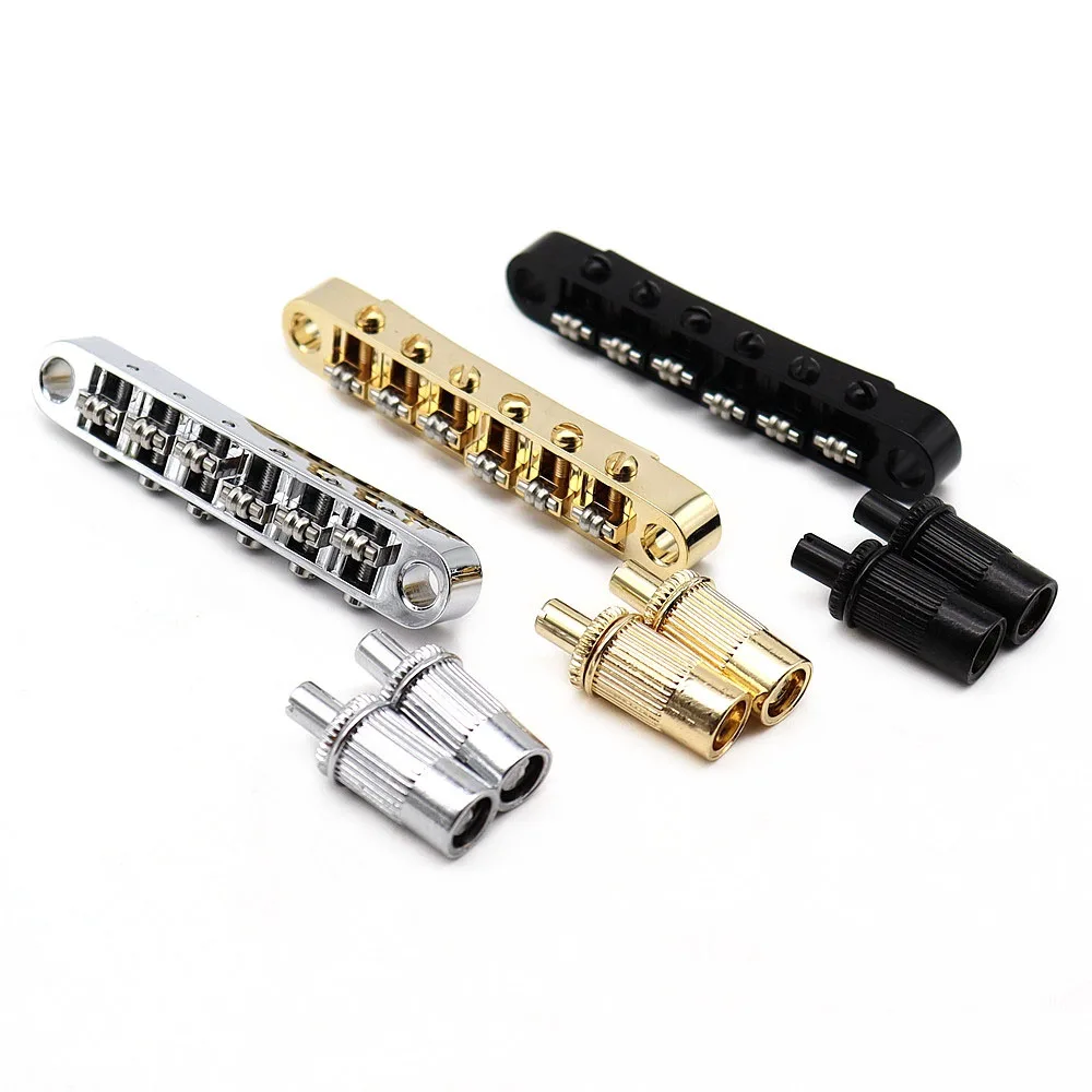 1Set Guitar Roller Sella Tune-O-Matic Bridge Per Gibson Epi Les Paul 3 Coloer