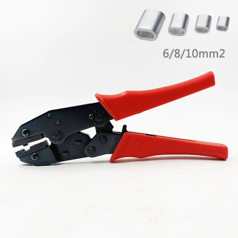 

Aluminum Cable Crimps Sleeve Crimping Pliers Hand Crimper tools For Ferrule Crimping Loop