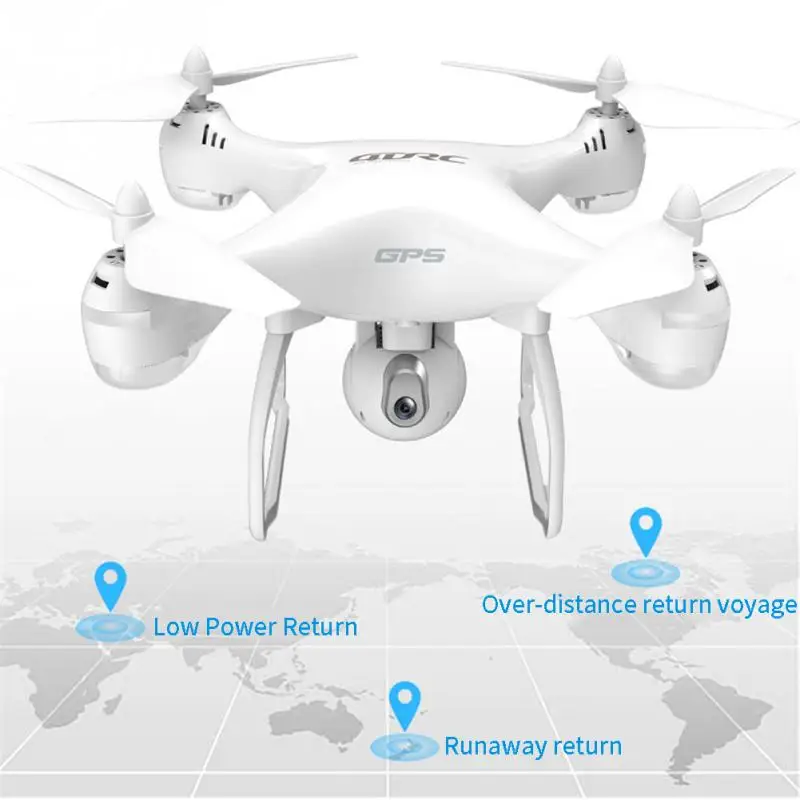 4DRC подарок Квадрокоптер FPV wifi передача смарт Высокое разрешение 300 м дистанционное управление HD 120 ° Широкий угол gps навигация Дрон