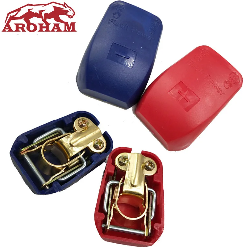 

NEW Car battery jump starte Connector Battery Quick Disconnect Battery Terminal Connector with Caps Top Posts batteries