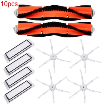 

10Pcs Set of New High Quality Roller Brush Side Brush Mop Robot Sweeper Accessories Replacement Vacuum Cleaner Sweeper Tool Part