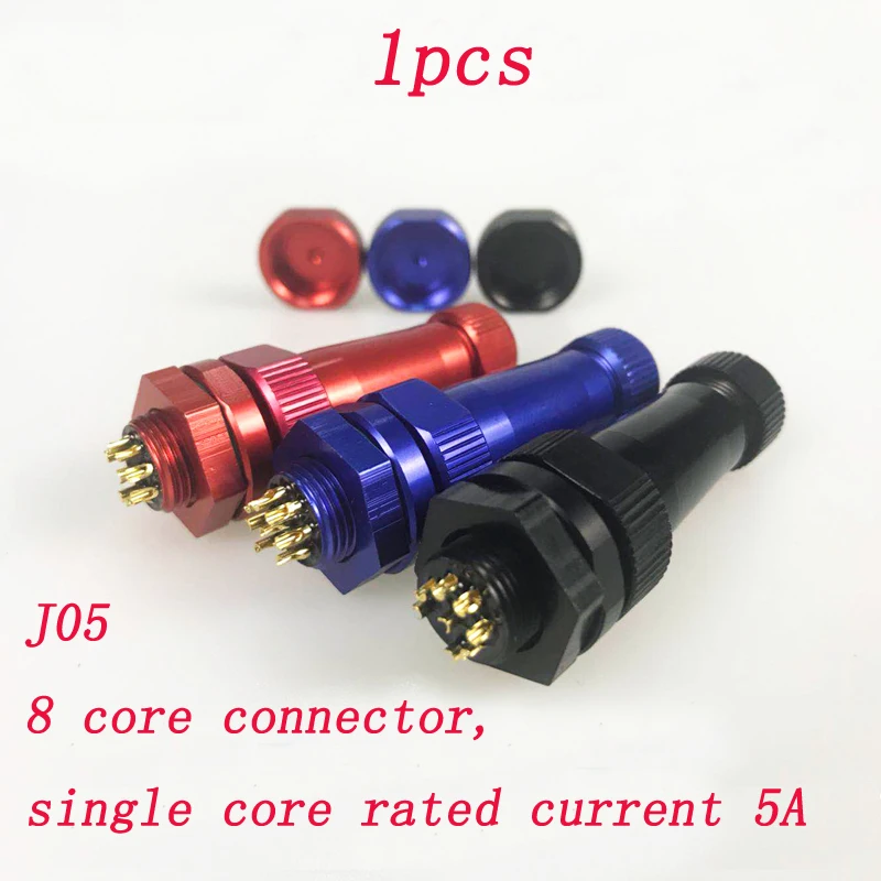 

1pcs 200M Depth Waterproof Aviation Joint 20A High Current Watertight Plug Adapter for ROV Underwater Robot Seal Ring Connector