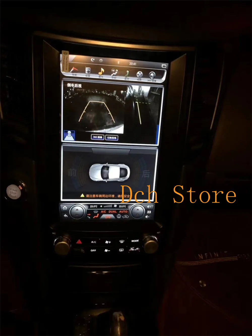 12 1 вертикальный tesla стиль Android 9 0 автомобильный DVD GPS плеер навигация для Infiniti FX FX25