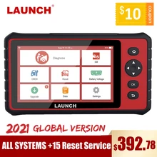 LAUNCH x431 crp909c obd2 scanner profissional obd 2 carro scanner de diagnóstico airbag sas tpms immo redefinir obd leitor de código lançamento odb