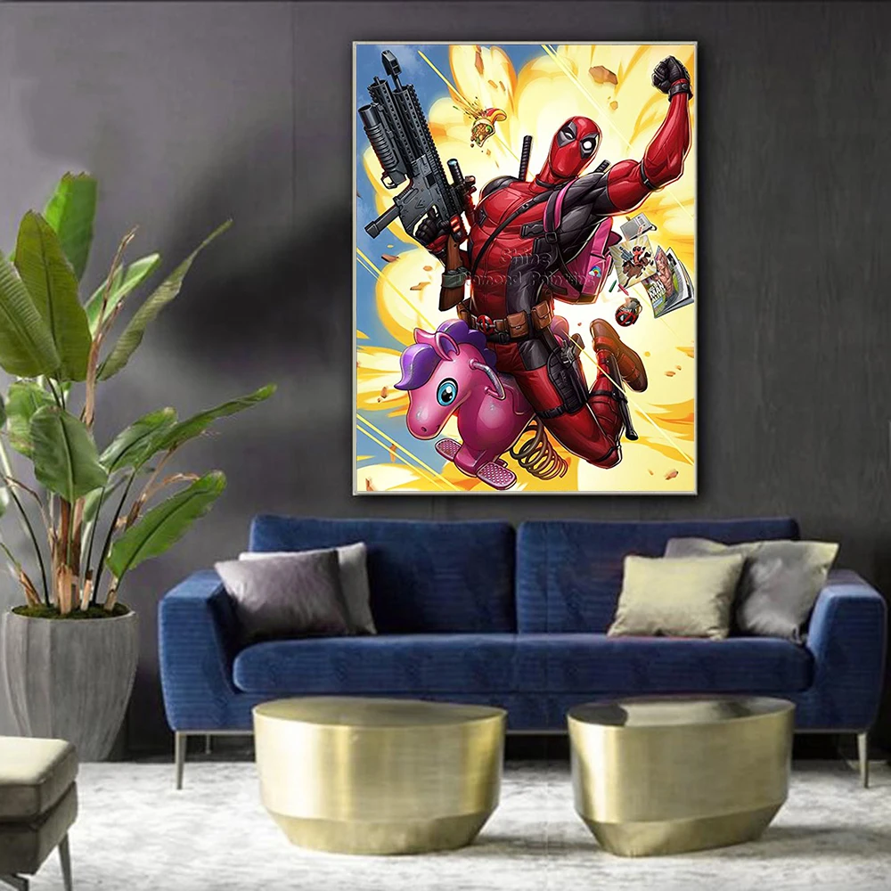  Modern Merch Deadpool Diamond Painting for Adults, Marvel Disney  Diamond Art Kits Superhero Comic 5d Paint by Number Kits, DIY Crafts for  Adults, Large Colorful 17x13 Canvas Holiday Gift : Arts