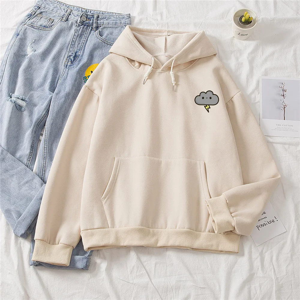 

Oversized Korean Hoodie Women Cute Cartoon Women Loose Casual Long Sleeve Pullover Tops Streetwear Sweatshirt Sudadera Mujer