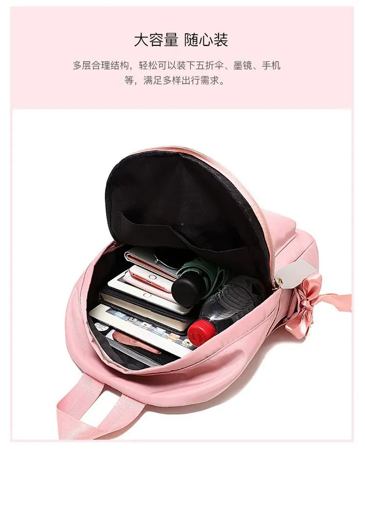 New Style Ribbon Silk Scarves Hot Selling WOMEN'S Bag School Bag Manufacturers Wholesale Processing Customizable Foreign Trade E