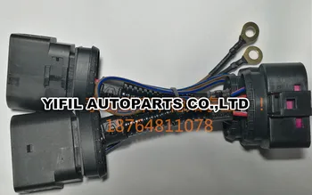 

2sets/lot 10 Pin Male To 14 Pin Female Headlight Extension Cable Connector,Headlamp Wiring Harness Plug Adapter For Golf 6 GTI