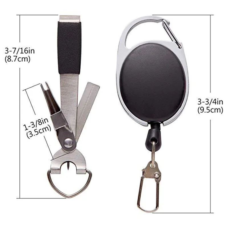 

Fly Fishing Nipper Line Hook Sharpener Set Trimming Underwater Saltwater Knot tying Clip Accessories