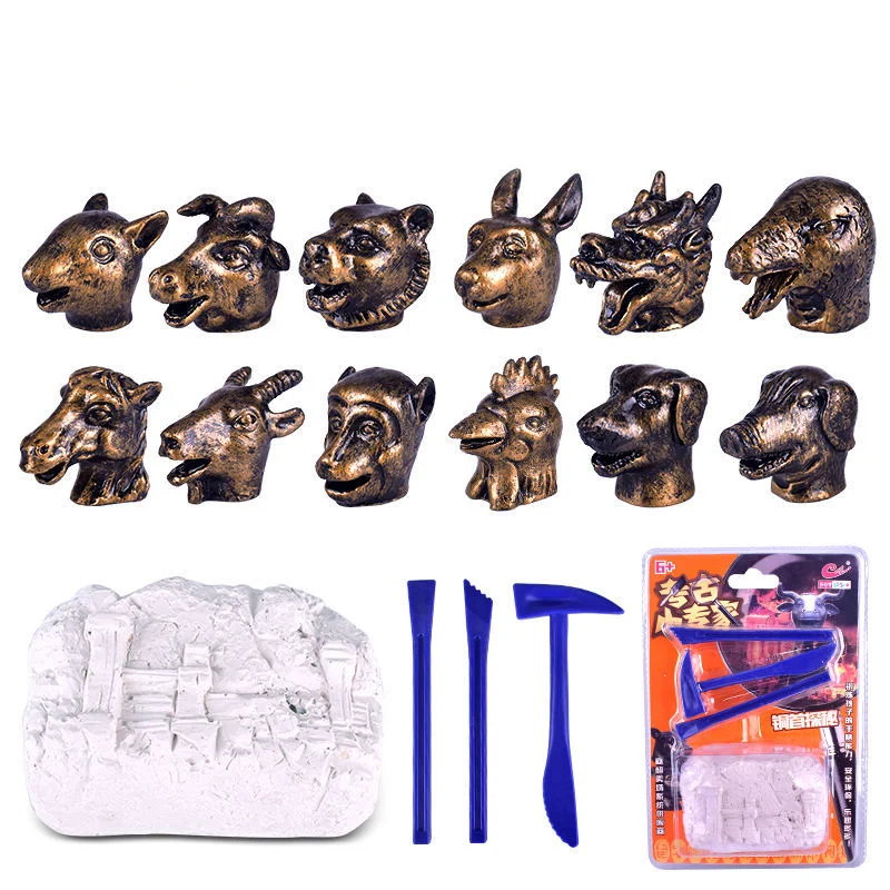 

Children's toy blind box animal zodiac rat ox tiger rabbit dragon snake horse sheep monkey chicken dog pig decorative ornaments