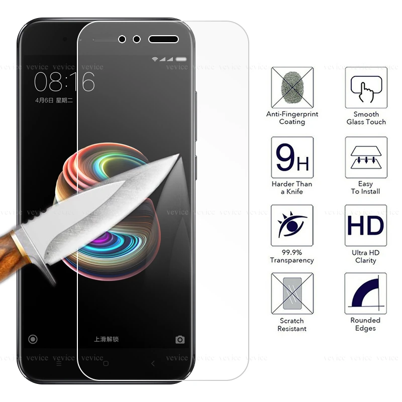 Защитная пленка для экрана Xiaomi mi A1 5X 6X A2 8 Lite красного Note Pro | Мобильные телефоны и