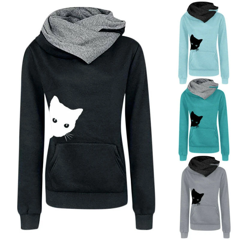 womens cat sweatshirt