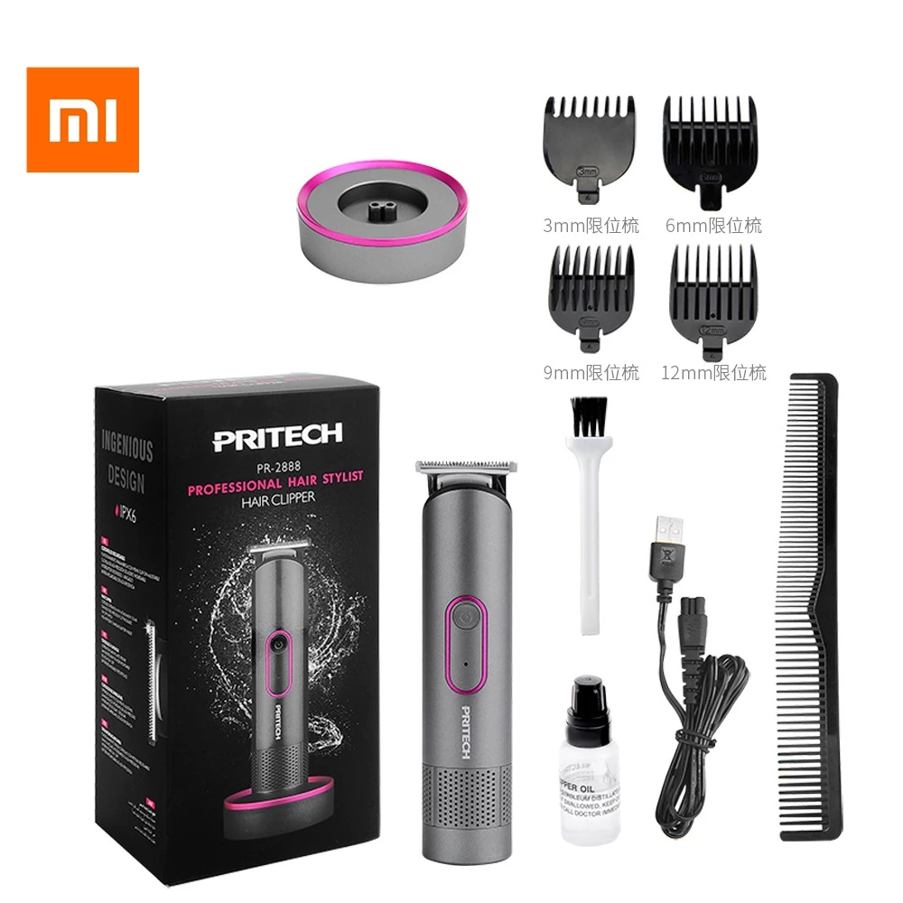 Mi + Официальный магазин PRITECH специальная электрическая машинка для стрижки волос