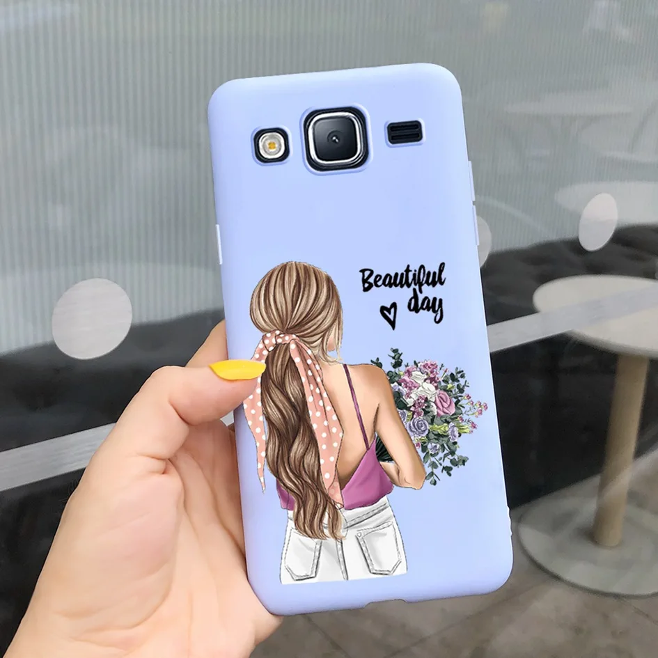 Cute Soft Silicone TPU Phone Case - Compatible with Samsung Galaxy J3 Series