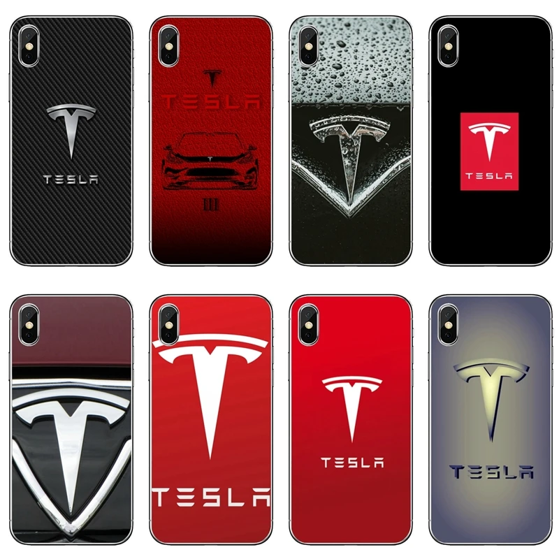 Tesla автомобильные аксессуары с логотипом чехол для телефона Xiaomi Redmi Note 9S 9T 9 8 8T 7 6 5A