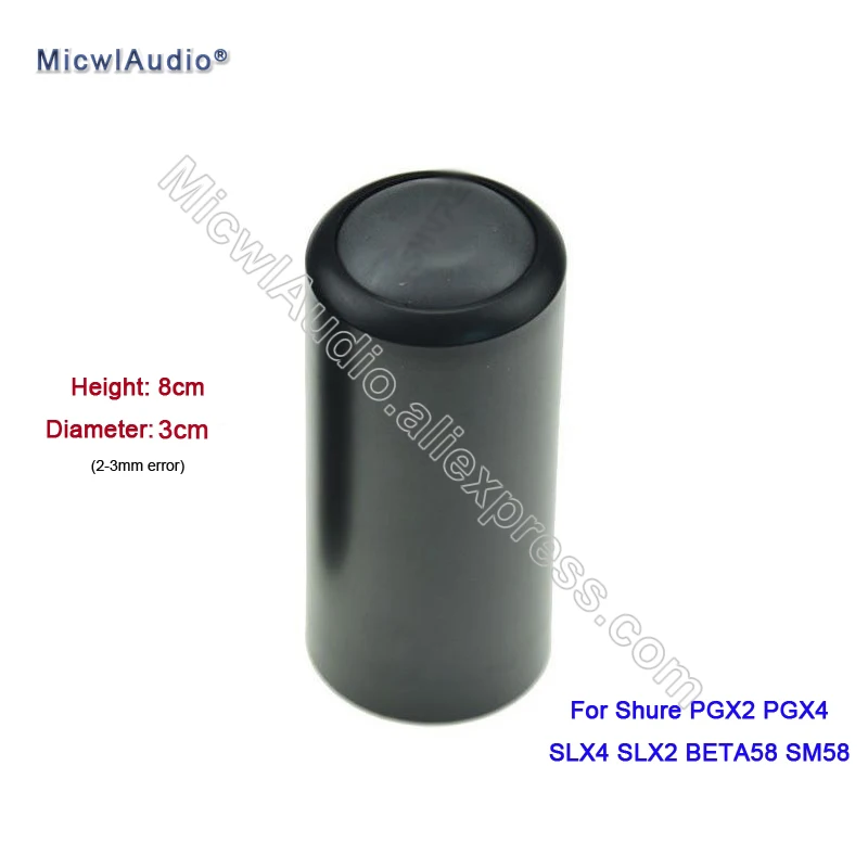 Parafuso na Tampa Cobertura do Microfone para Shure Substituição sem Fio Preto Copo Slx2 Beta58 Sm58 Slx Pgx 6 Pcs Pgx2 Pgx4 Slx4 - Image 5