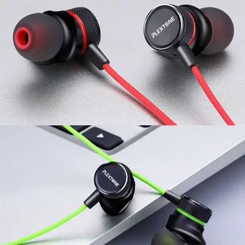 

3.5mm In-ear Earbuds Wired E-Sports Earphone, For PUBG Wire Control Gaming Earphone With L Plug